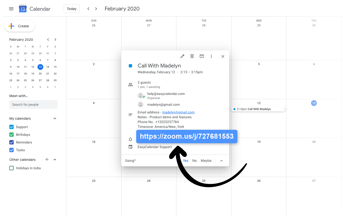 Add Zoom Meeting Link To Google Calendar Advancefiber in